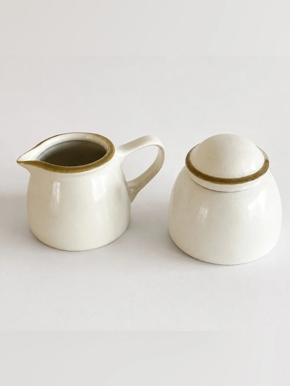 DANSK Santiago Stoneware Sugar and Creamer Set
